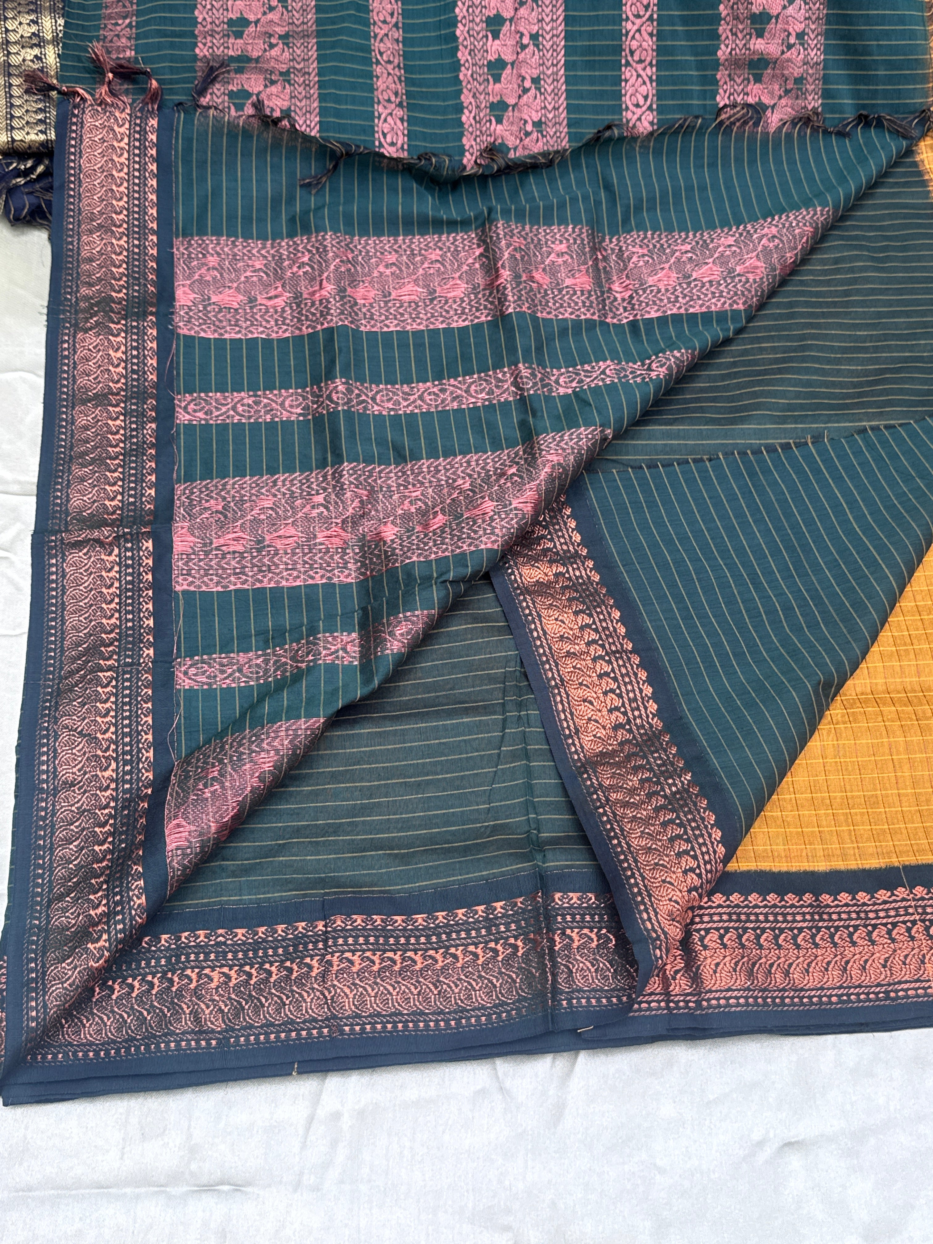 KALYANI COTTON CHECKERED SAREES