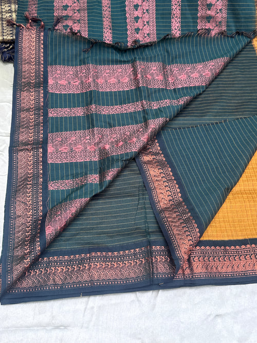 KALYANI COTTON CHECKERED SAREES